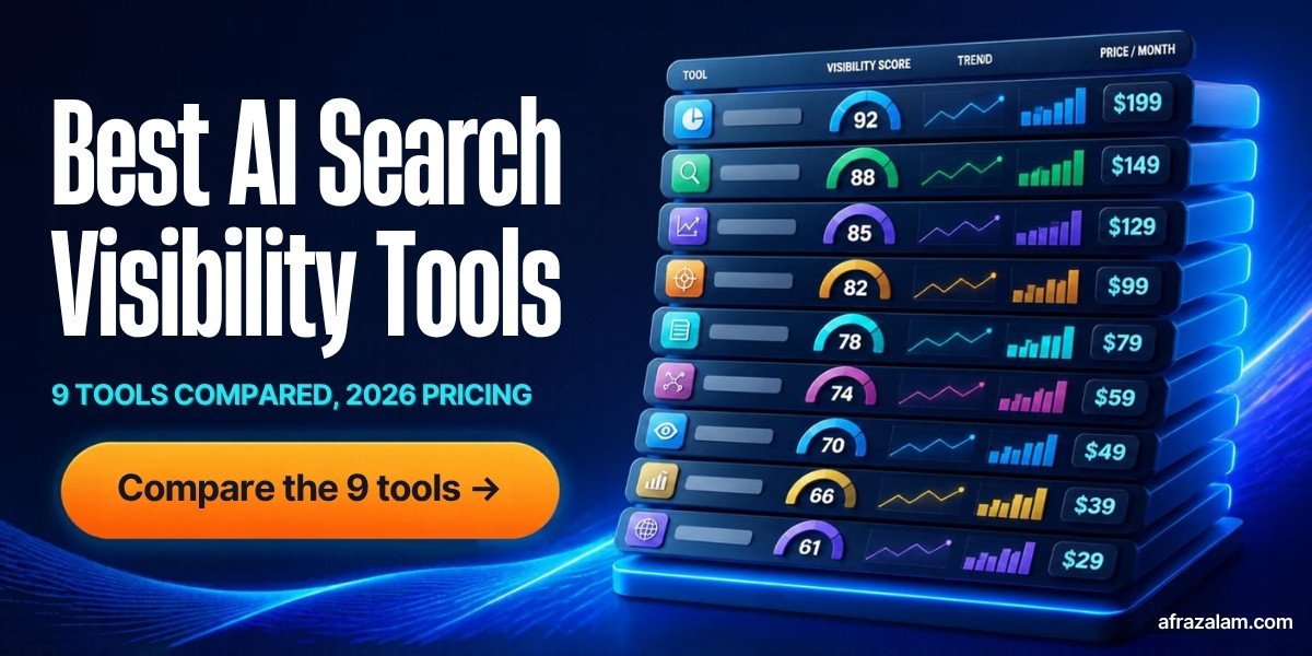 Best AI Search Visibility Tools Compared (2026 Pricing)