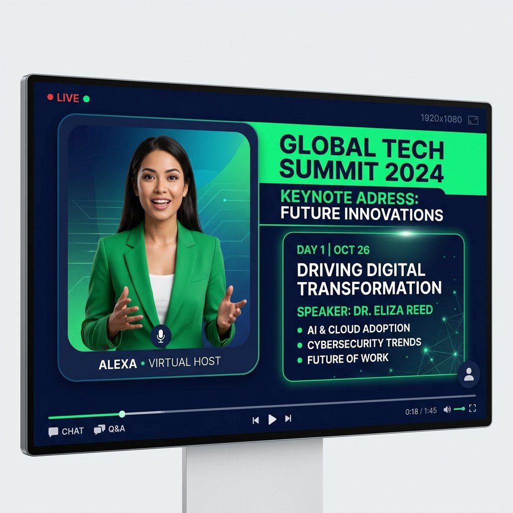Busiqueens AI-generated video ad creative still