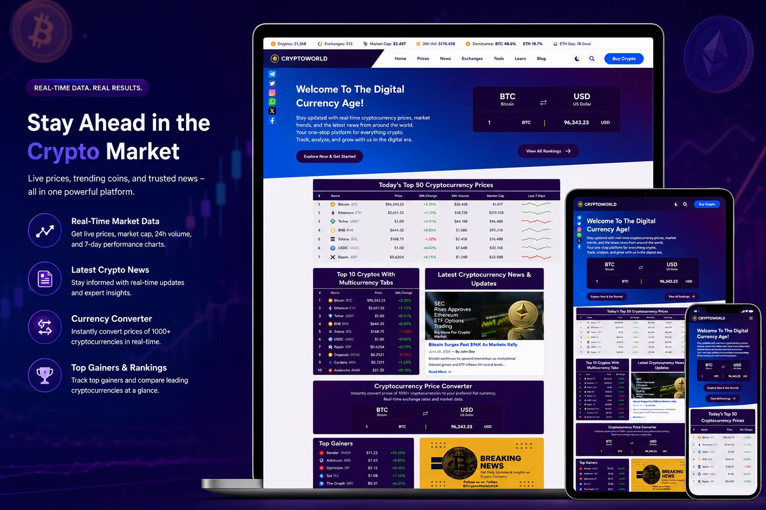 Digital Currency Age website SEO