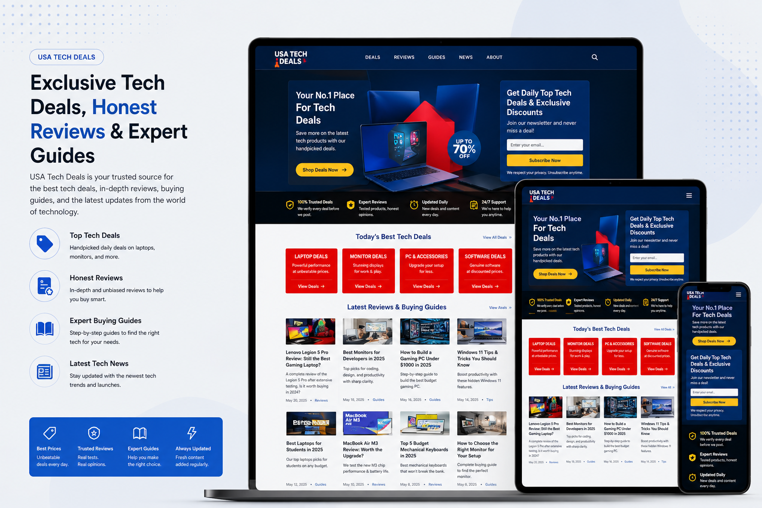 USA Tech Deals campaign setup